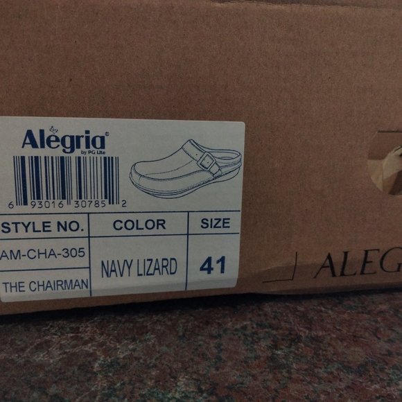 Alegria Shoes Alegria Mens Chairman Navy Lizard Poshmark
